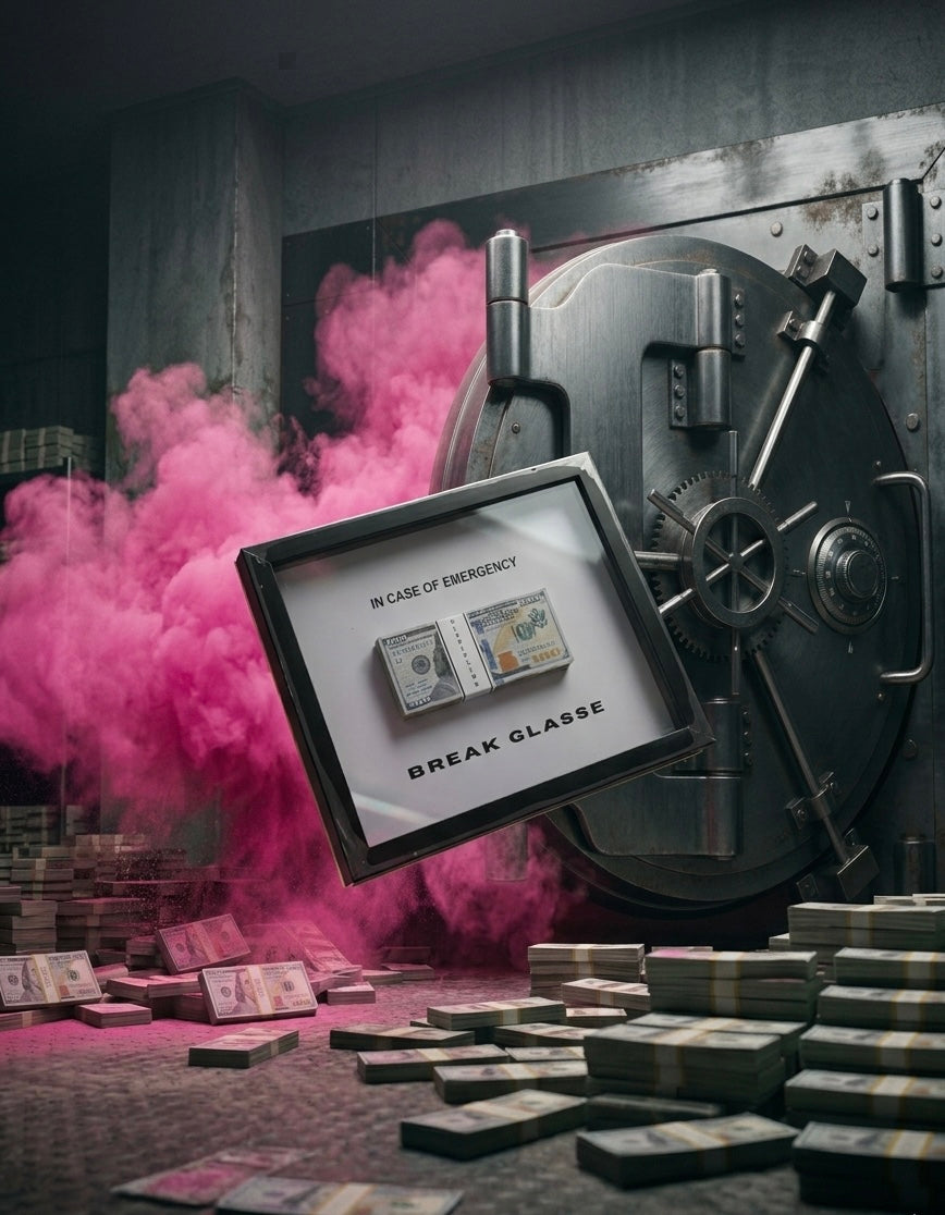 emergency money frame box 3D