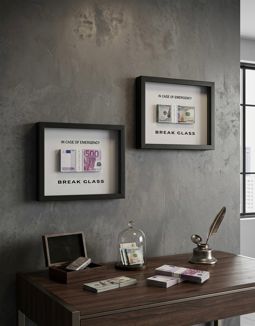 emergency money frame box 3D