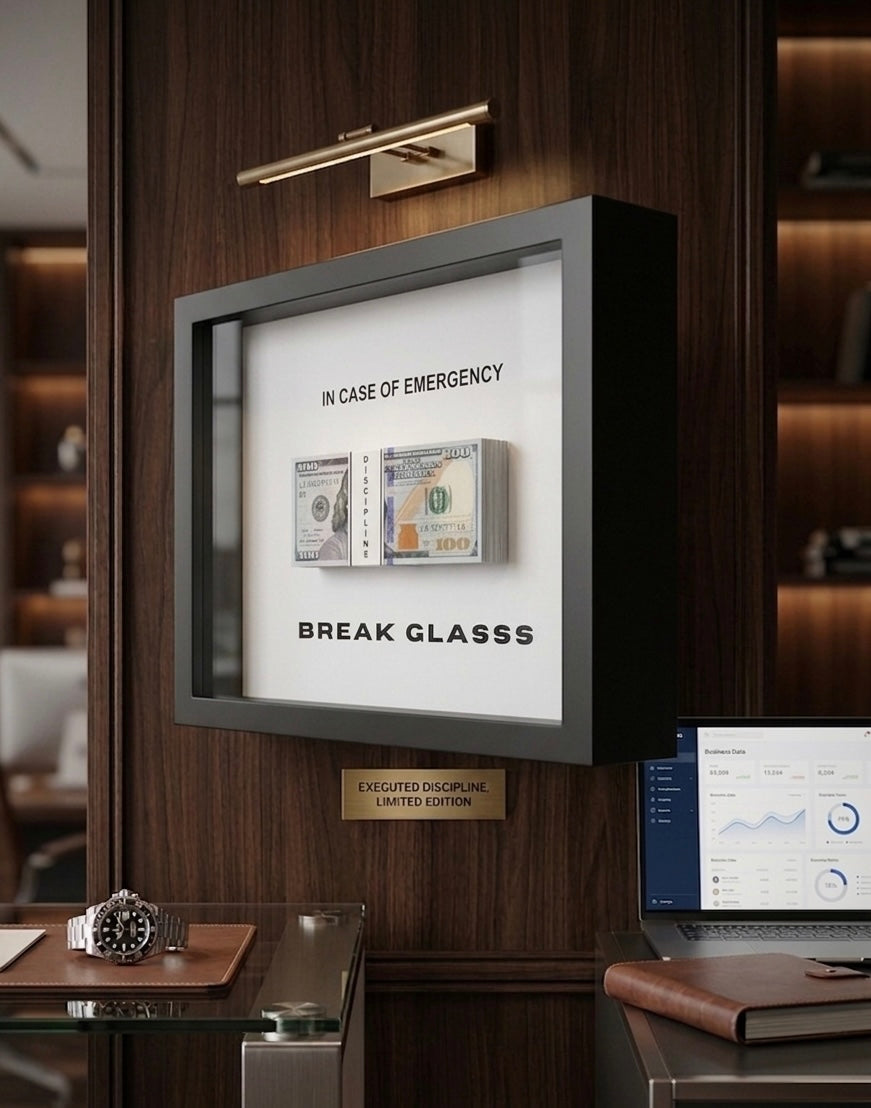 emergency money frame box 3D