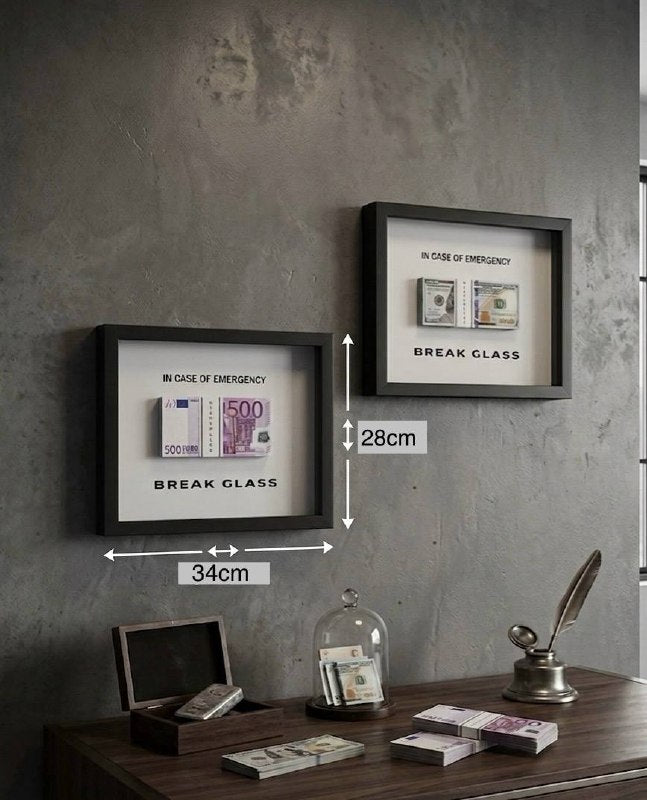 emergency money frame box 3D